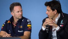 Christian Horner (li.) und Toto Wolff (Bild: GEPA )