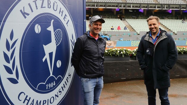 Veranstalter Markus Bodner und Geschäftsführer Florian Zinnagl (re.) freuen sich, dass das Turnier stattfinden kann. (Bild: Birbaumer Christof)