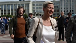 Die weißrussische Oppositionsführerin Maria Kolesnikowa (Bild: AFP)