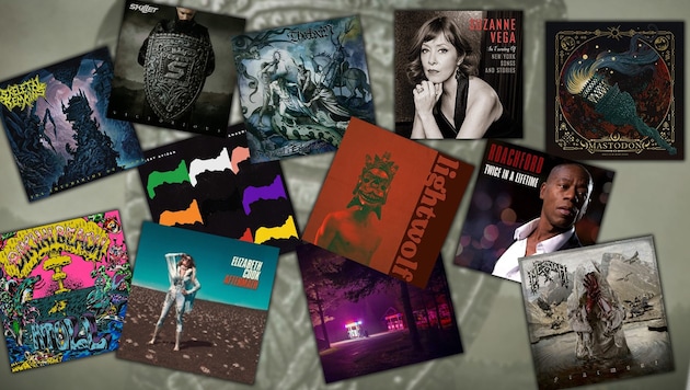 (Bild: weekend, aop, vinyl, atlantic, century media, bmg, hrr, reprise, emi, love thirty tigers, la porchette surprise, embassy of music, Kronre KREATIV)