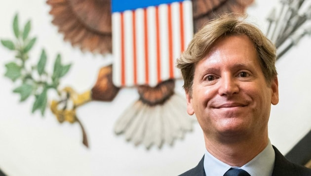 Trevor Traina war von 2018 bis 2021 Botschafter der USA in Wien. (Bild: APA/GEORG HOCHMUTH)