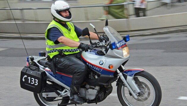 Polizei Motorradstreife (Symbolbild) (Bild: Wolfgang Spitzbart. .)