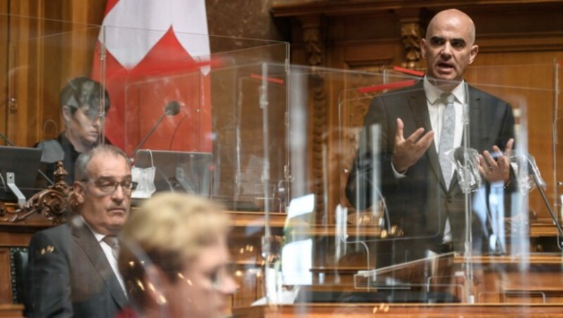 Der Schweizer Gesundheitsminister Alain Berset (Bild: AFP)