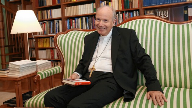 Kardinal Christoph Schönborn (75) fühlt sich nach einem überstandenen Lungeninfarkt wieder „überraschend gesund“ (Bild: Tomschi Peter)