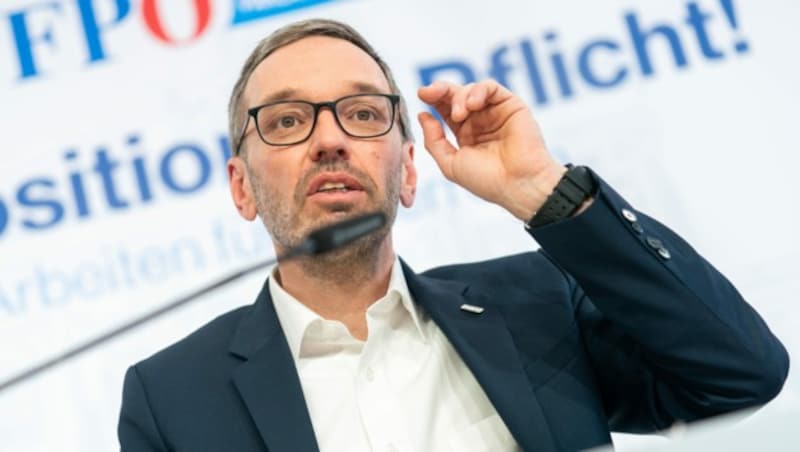 FPÖ-Klubobmann Herbert Kickl (Bild: APA/GEORG HOCHMUTH)