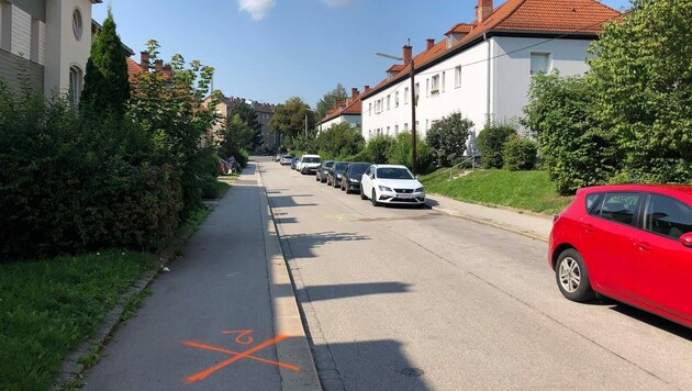 Auf dieser Straße lag der 20-Jährige. (Bild: Krone)