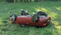 Die 21-jährige Lenkerin wurde verletzt. (Bild: Pressefoto Scharinger © Daniel Scharinger)