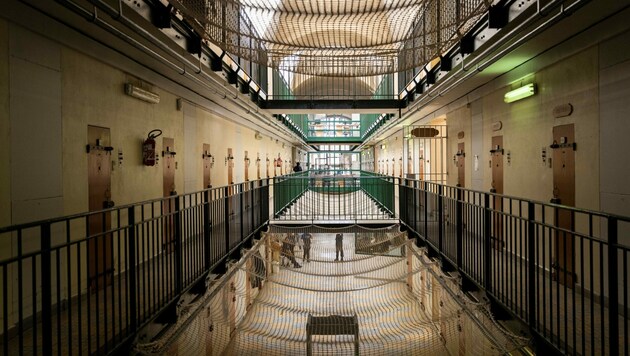 Das Gefängnis in Fresnes, südlich von Paris: Laut einer Umfrage ist die Mehrheit der Franzosen für die Wiedereinführung der Todesstrafe. (Bild: AFP)