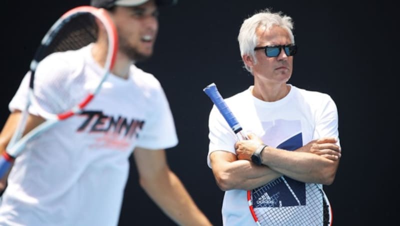 Dominic Thiem und Alex Stober (Bild: GEPA )