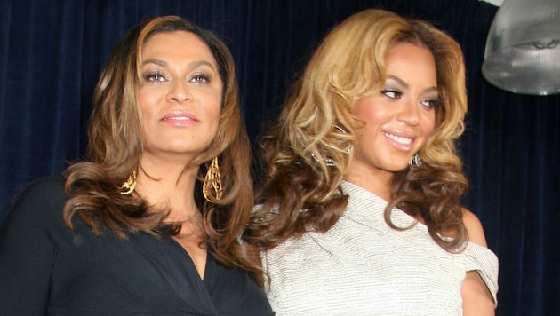 Beyonce mit ihrer Mutter Tina Knowles (Bild: www.photopress.at)