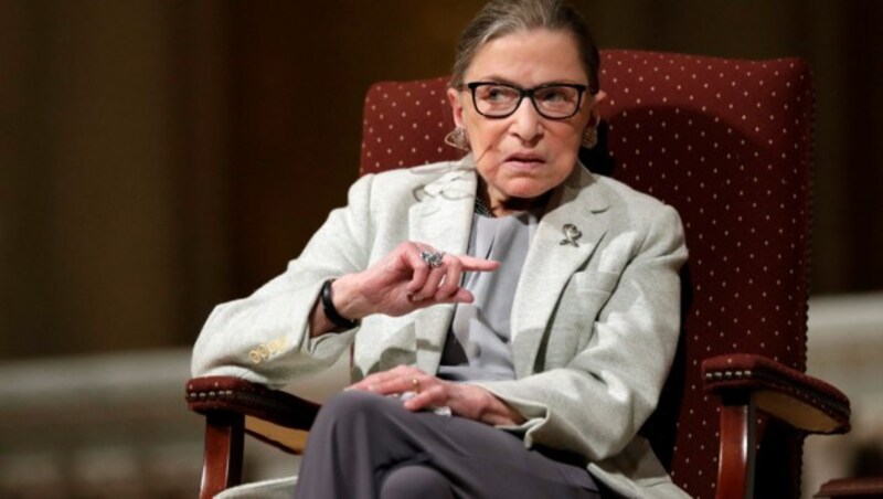 Ruth Bader Ginsburg starb am Freitag im Alter von 87 Jahren an den Folgen einer Krebserkrankung. (Bild: AP)