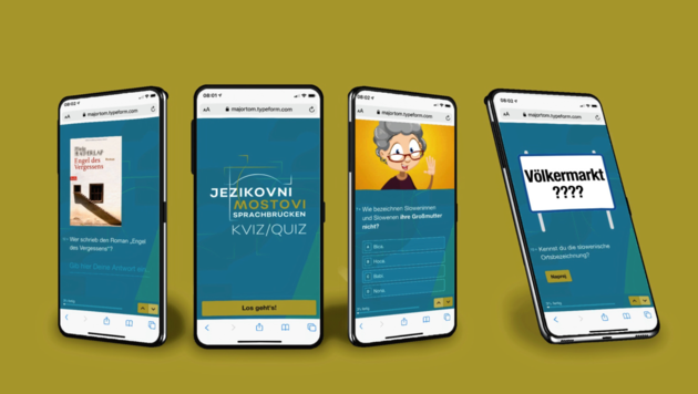In der die Ausstellung begleitenden App gibt’s ein lustiges Sprachenquiz für Schüler. Wer alle Fragen richtig beantwortet, hat die Chance, eines von drei iPads zu gewinnen. (Bild: zVg)