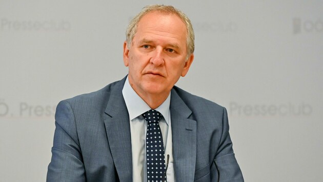 AMS-OÖ-Geschäftsführer Gerhard Straßer (Bild: Harald Dostal)