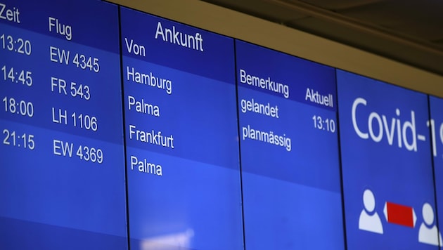 Der Airport verzeichnet in der Krise nur sehr wenige Flüge. (Bild: Tröster Andreas)