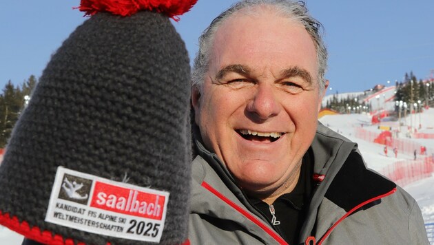 Hofft auf die WM 2025: Skiclub-Boss Bartl Gensbichler. (Bild: Birbaumer Christof)