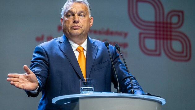 Viktor Orban (Bild: APA/AFP/Wojtek RADWANSKI)