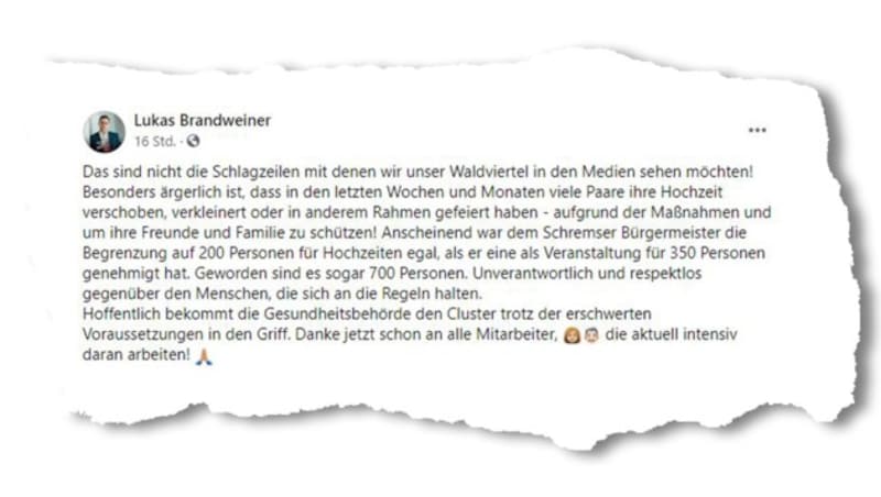 (Bild: Screenshot facebook.com/Lukas Brandweiner)