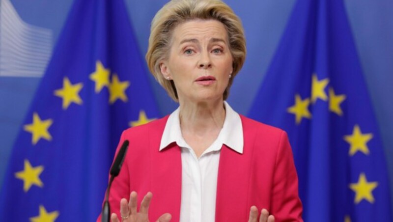 EU-Kommissionspräsidentin Ursula von der Leyen (Bild: AP)