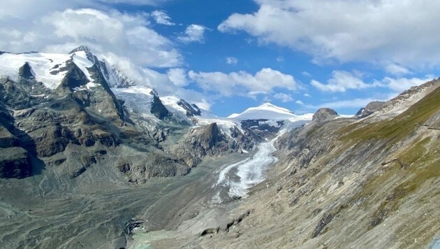 Nur das blieb vom einst so stolzen Gletscher übrig. (Bild: Klimabündnis)
