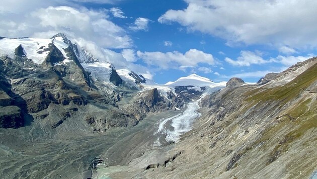 Nur das blieb vom einst so stolzen Gletscher übrig. (Bild: Klimabündnis)
