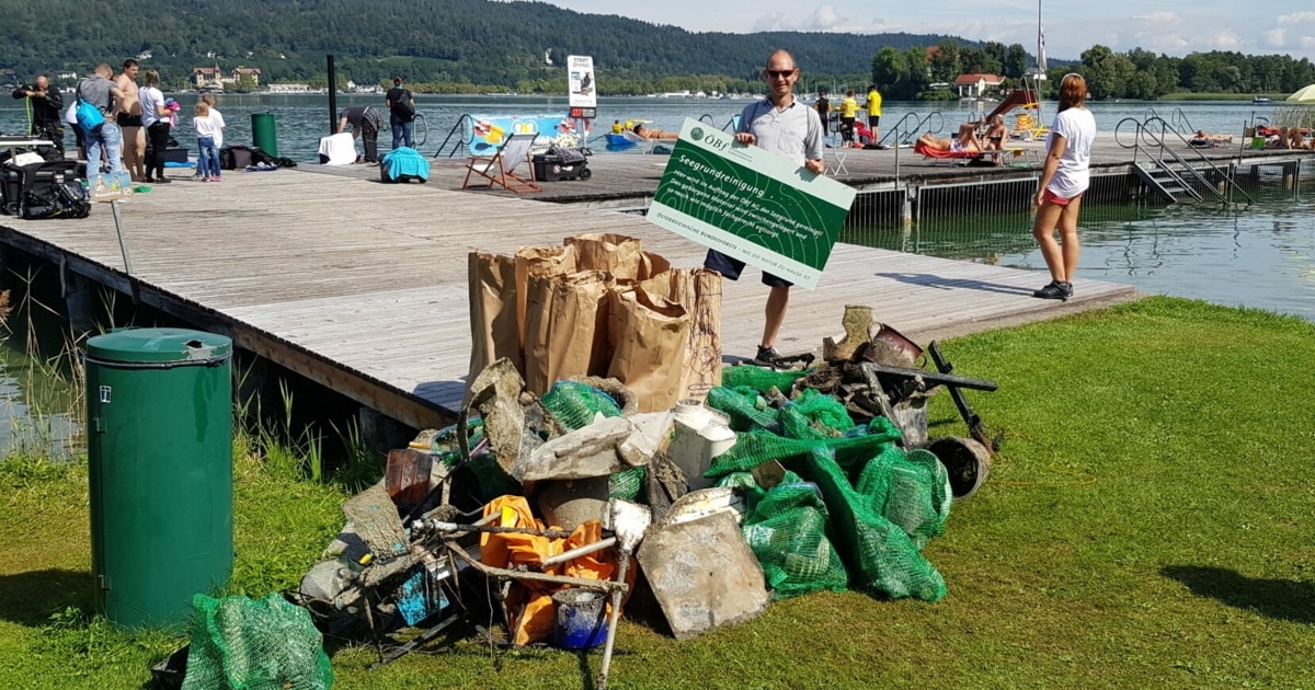 Helfer Säubern   Taucher Reinigen: So Viel Müll Ist Im Wörthersee