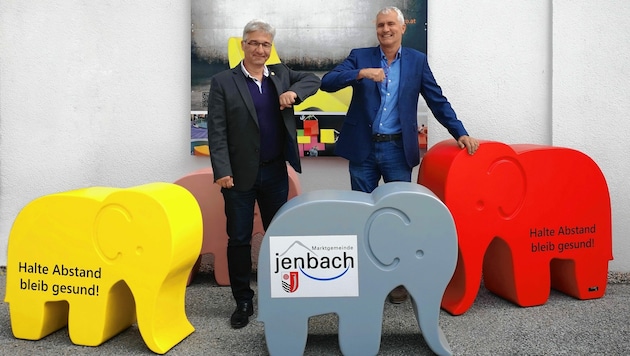 BM Wallner und Firmenchef Schiestl (Bild: Cubic)