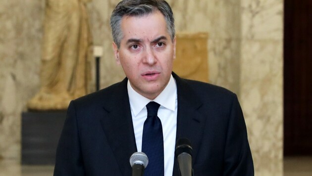Libanons designierter Premier Mustafa Adib gab seinen Rücktritt bekannt. (Bild: AFP)