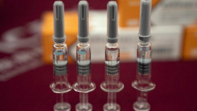 Der Impfstoff von Sinovac, CoronaVac (Bild: AP)