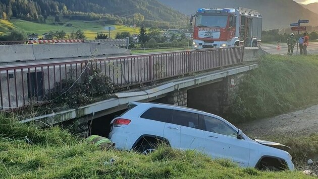 Unfall in Neukirchen (Bild: FF Neukirchen)
