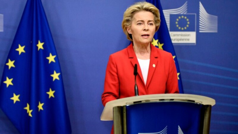 Die Verhandlungen sind erneut ein Fall für die Chefetage - von der Leyen sprach erneut von „erheblichen Differenzen". (Bild: AP)