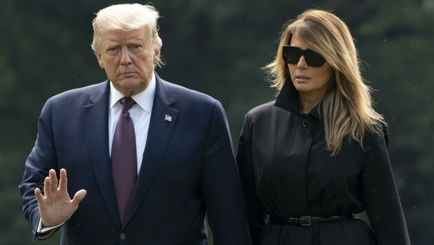 US-Präsident Donald Trump und First Lady Melania (Bild: AFP)