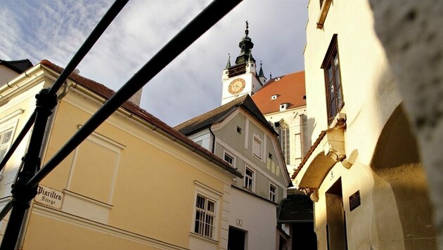 Der Blick auf die Piaristenkirche in Krems (Bild: Stadt Krems)