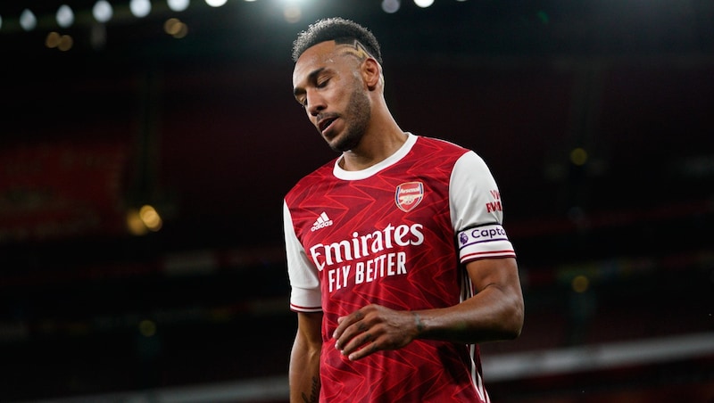 Pierre-Emerick Aubameyang im Arsenal-Dress  (Bild: AP)