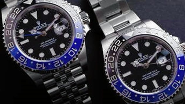 Viele gefälschte Rolex-Uhren sind im Umlauf. (Bild: LPD BU)