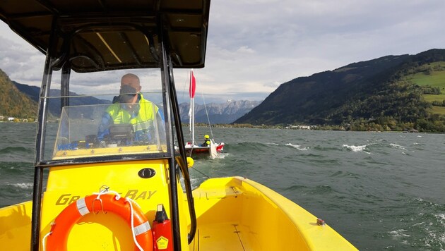 Wasserretter mussten zur Hilfe ausrücken (Bild: Wasserrettung Zell am See)