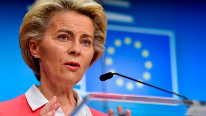 EU-Kommissionspräsidentin Ursula von der Leyen (Bild: Associated Press)