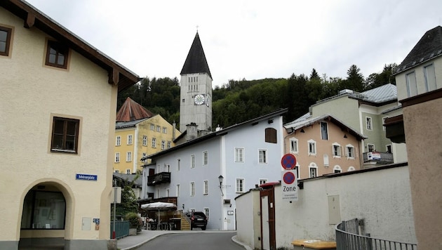 Politisches Eben in Hallein. (Bild: Andreas Tröster)