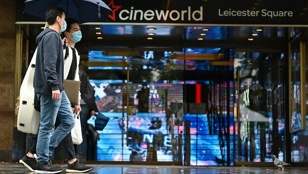 Cineworld zog die Reißleine, 45.000 Menschen verlieren ihre Jobs. (Bild: AFP)