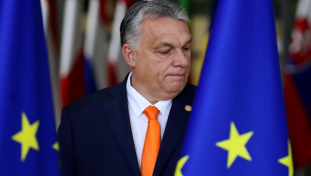 Victor Orban (Bild: APA/AFP/Aris Oikonomou)