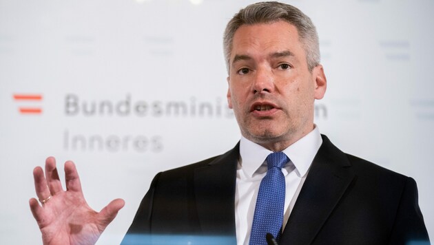 Innenminister Karl Nehammer (ÖVP) (Bild: APA/GEORG HOCHMUTH)