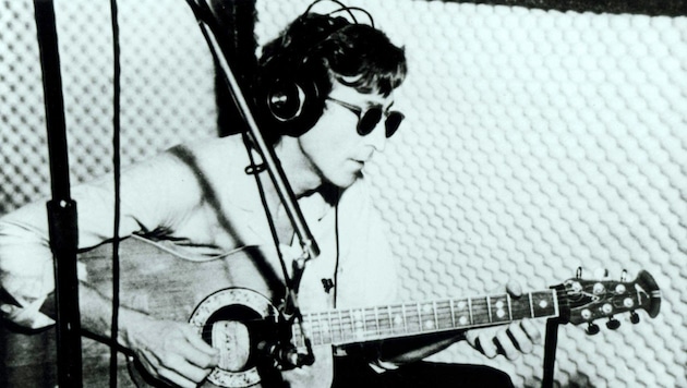 John Lennon 1980 bei den Aufnahmen zum Album „Double Fantasy“ (Bild: Universal/Alan Tannenbaum)