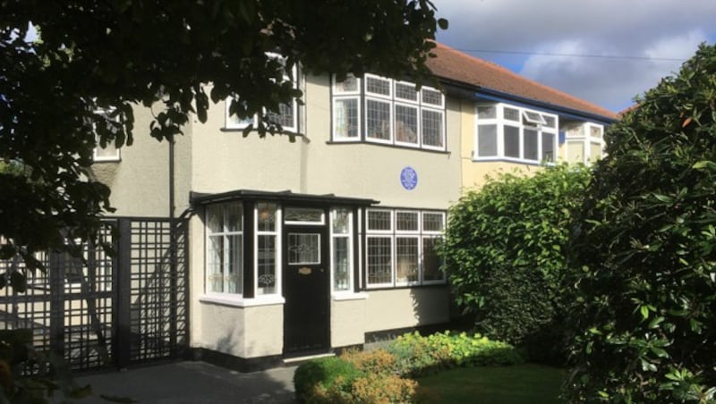 In diesem Haus in der Menlove Avenue in Liverpool wuchs Lennon bei seiner Tante auf. (Bild: Wilhelm Eder)