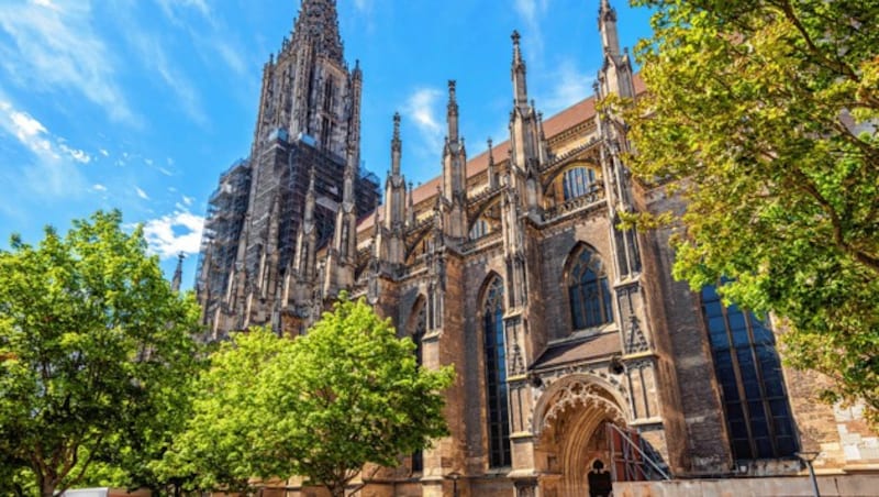 Das gotische Ulmer Münster ist das größte evangelische Gotteshaus in Deutschland. (Bild: © Scaliger - stock.adobe.com)