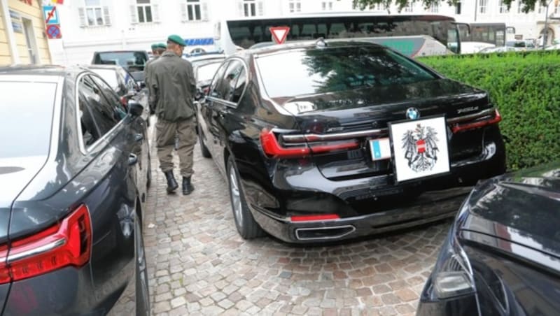 Das Auto des Bundespräsidenten. (Bild: Rojsek-Wiedergut Uta)