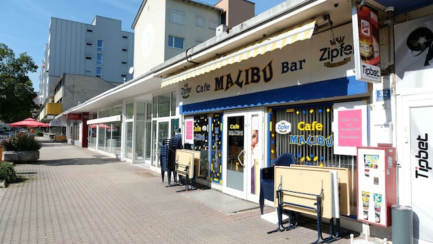 Das „Cafe Malibu“ am Haider Hauptplatz. (Bild: Einöder Horst)
