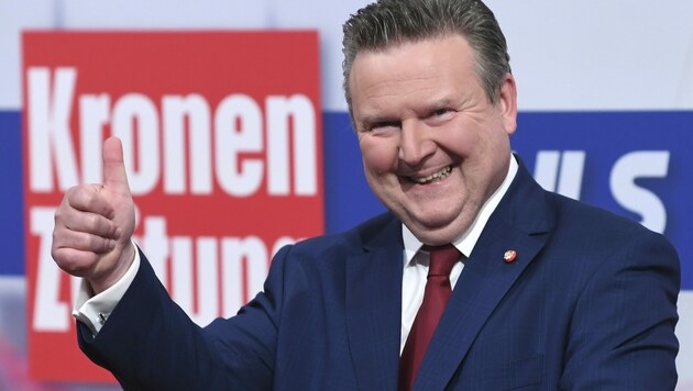 Wiens Bürgermeister Michael Ludwig holte souverän den ersten Platz für die SPÖ. (Bild: APA/Helmut Fohringer)