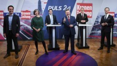 Die Spitzenkandidaten bei der Wahl 2020 (Bild: APA/Helmut Fohringer)