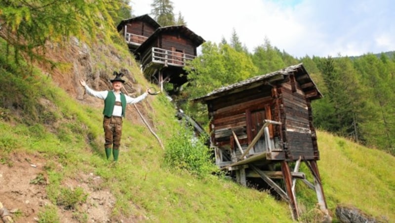 Die urigen Apriacher Stockmühlen. (Bild: Evelyn HronekKamerawerk)