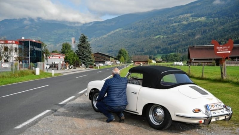 Mit dem Porsche durchs Lieser-Maltatal. (Bild: ROLAND HOLITZKY)