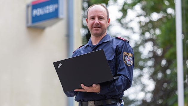 Cyber-Ermittler Christian Baumgartner ist der Polizist des Jahres 2019. (Bild: LPD Kärnten)